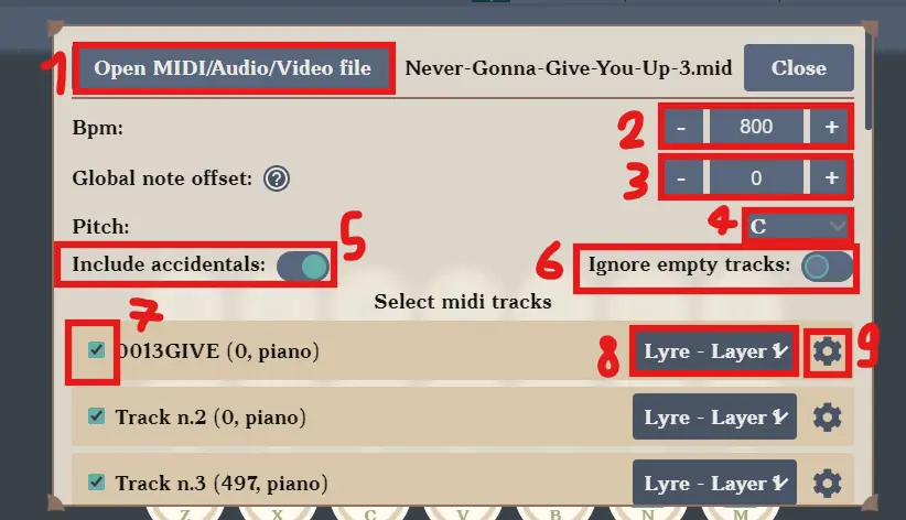 🎛️ MIDI music transposition image